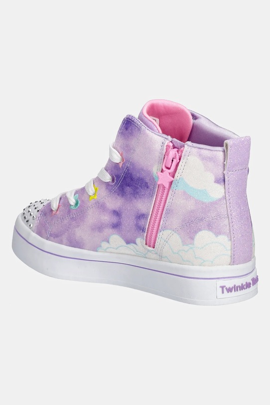 Fete Skechers teniși copii TWI-LITES 2.0 - UNICORN GLAM 314378L violet