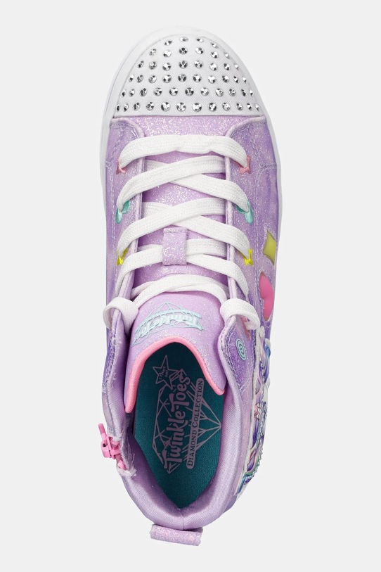Skechers teniși copii TWI-LITES 2.0 - UNICORN GLAM violet 314378L