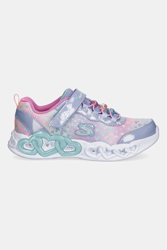 Skechers sneakers pentru copii INFINITE HEART LIGHTS - HEART 303261L violet AW25