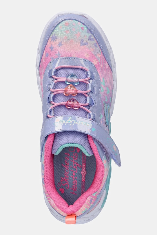 Skechers sneakers pentru copii INFINITE HEART LIGHTS - HEART violet 303261L
