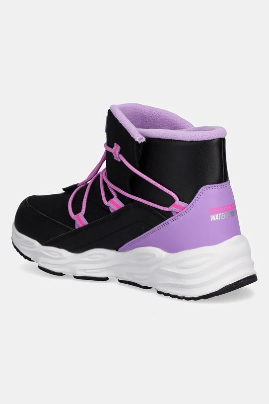Dziewczynka Skechers buty zimowe dziecięce TURBO TREAD 303492L czarny