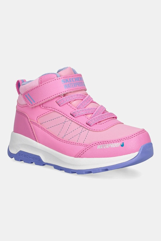 Skechers cizme de iarnă pentru copii STORM BLAZER - ARTIC MASS imitatie de piele roz 303493N