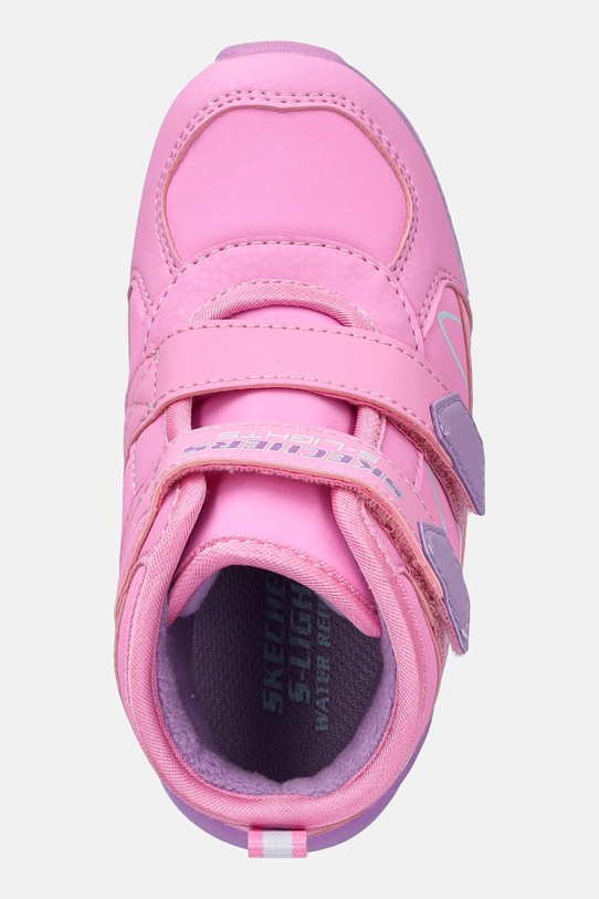 Skechers buty zimowe dziecięce ILLUMI-BRIGHTS - POLAR STEPPE różowy 319310N