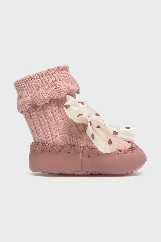 Mayoral Newborn buty niemowlęce nieocieplane różowy 9924.2P.Newborn.9BYA