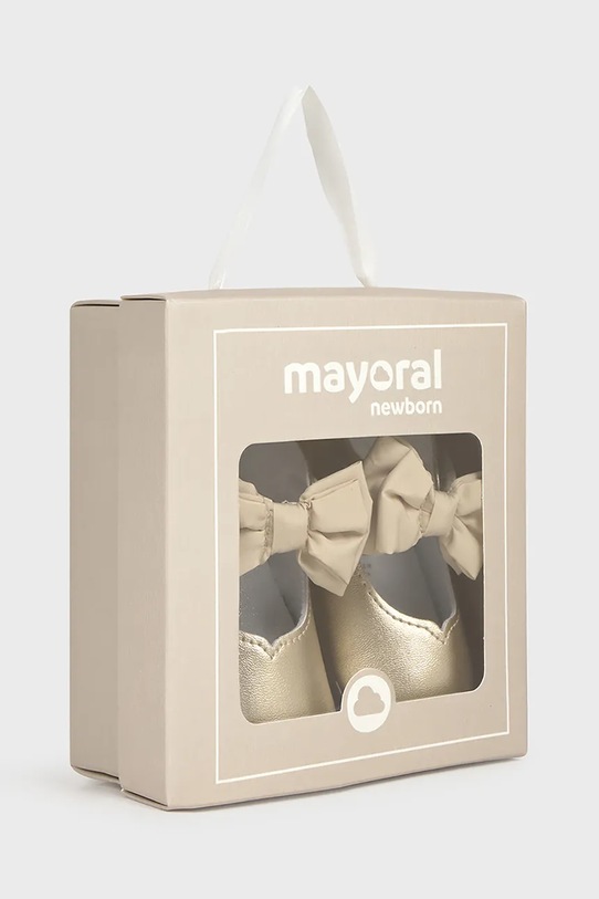 Черевики для немовля Mayoral Newborn бежевий 9961.2K.Newborn.9BYA