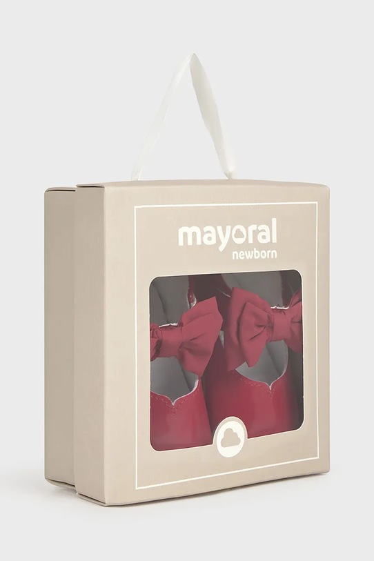 Mayoral Newborn pantofi pentru bebeluși rosu 9961.2K.Newborn.9BYA