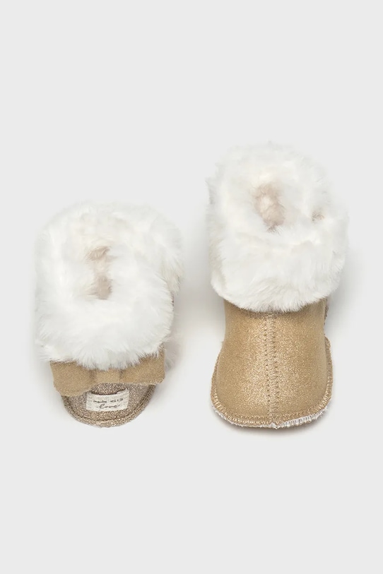 Mayoral Newborn buty niemowlęce beżowy 9965.2L.Newborn.9BYA