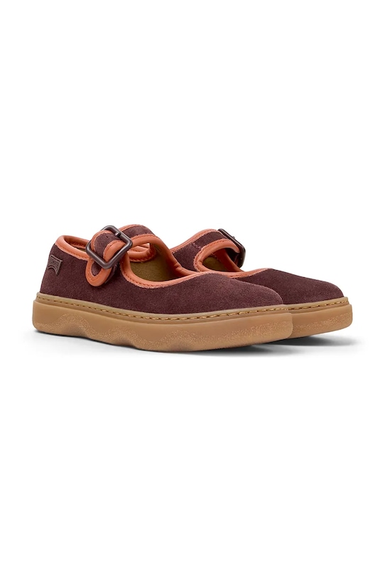 Детские кожаные балетки Camper Kiddo Kids K800662.28.34 бордо AW25