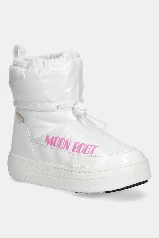 Moon Boot buty zimowe dziecięce MB JR PARK TUBE MID GLITTER WP syntetyczny biały 80D3440110.35.38