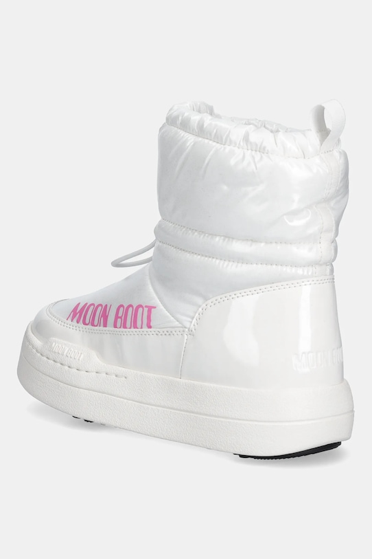 Dziewczynka Moon Boot buty zimowe dziecięce MB JR PARK TUBE MID GLITTER WP 80D3440110.35.38 biały