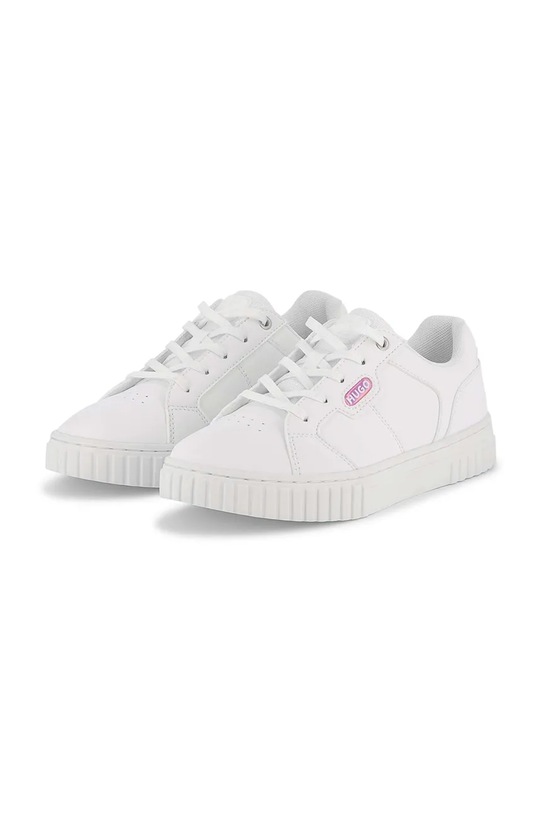 HUGO sneakers pentru copii mic de statură alb G00539.36.39