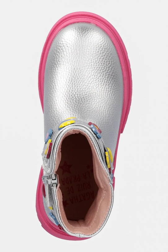 Agatha Ruiz de la Prada botki dziecięce srebrny 251968.