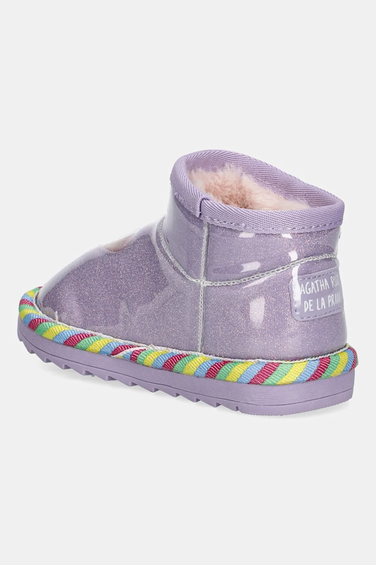 Dziewczynka Agatha Ruiz de la Prada śniegowce dziecięce 251987 fioletowy