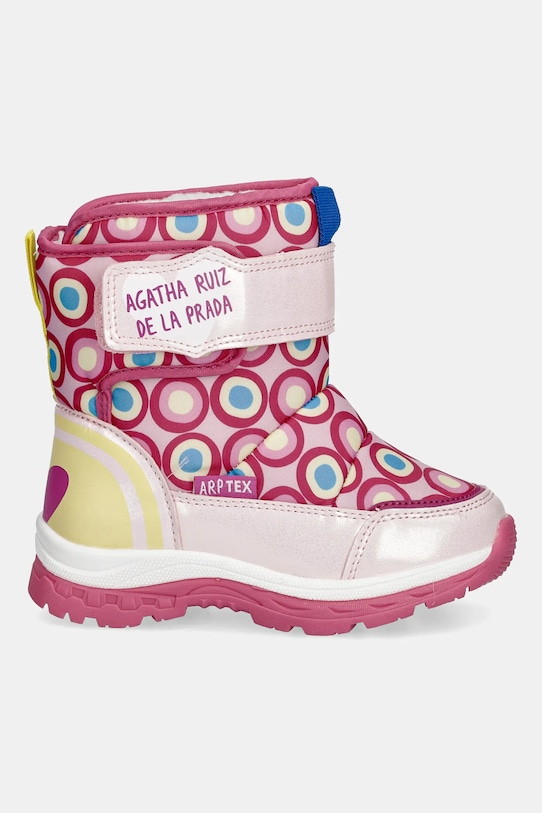 Agatha Ruiz de la Prada śniegowce dziecięce 251990.28.30 różowy AW25