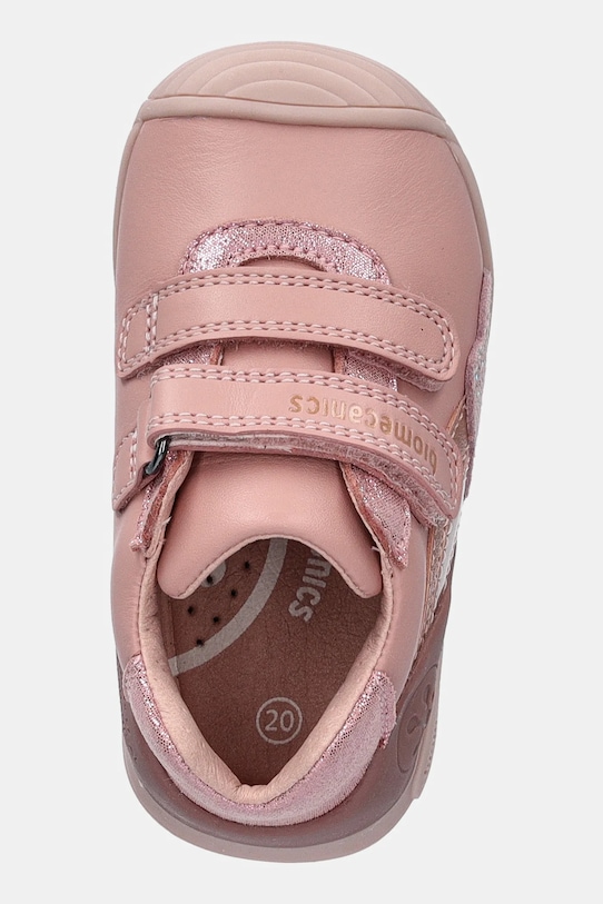 Dětské kožené polobotky Biomecanics růžová 251102