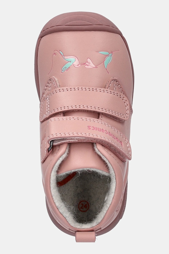 Dětské kožené polobotky Biomecanics růžová 251106