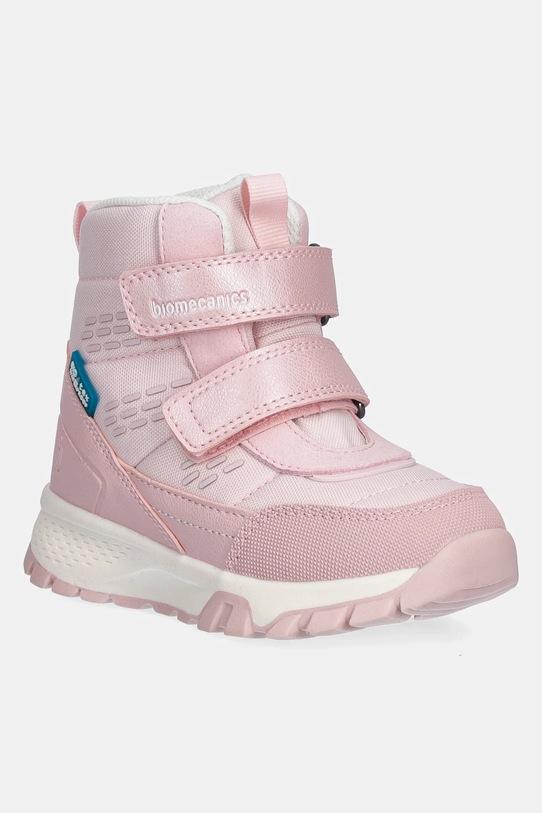 Biomecanics buty zimowe dziecięce imitacja skóry licowej różowy 251255.G.24.27