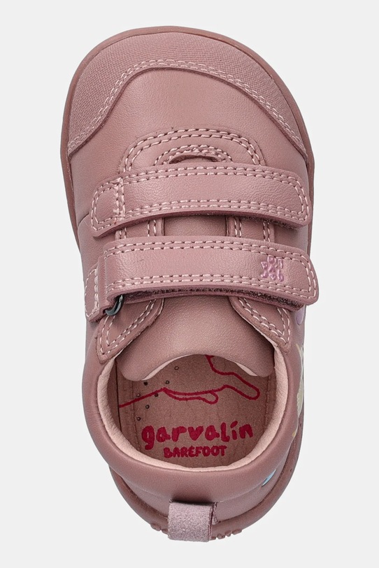 Детские кожаные кроссовки Garvalin розовый 251305.19.23