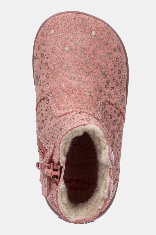 Garvalin buty zimowe zamszowe dziecięce pomarańczowy 251302.19.23