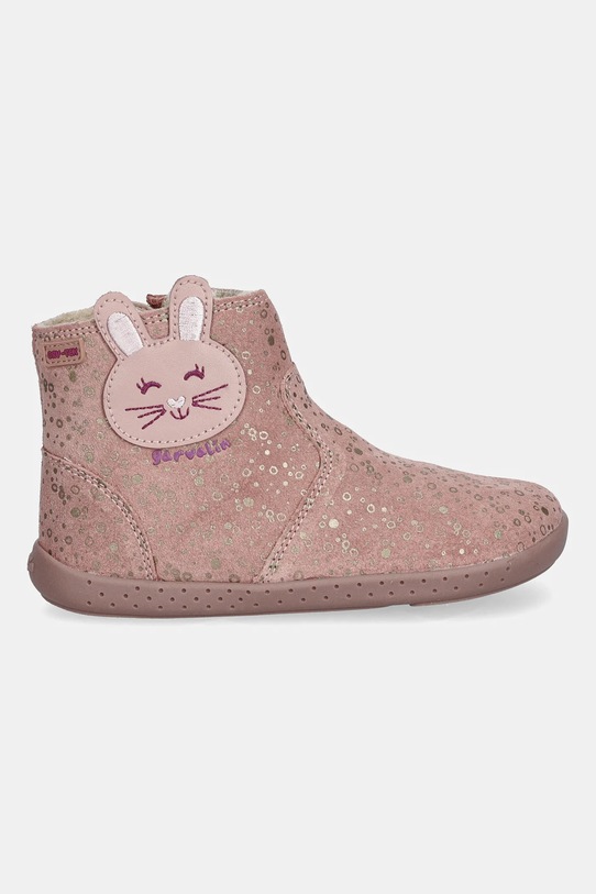 Garvalin buty zimowe zamszowe dziecięce 251302.24.26 pomarańczowy AW25