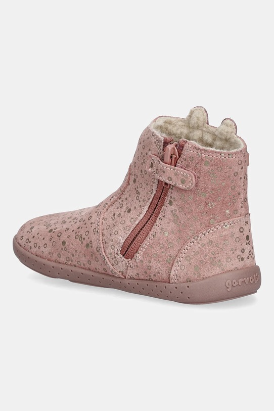 Dziewczynka Garvalin buty zimowe zamszowe dziecięce 251302.24.26 pomarańczowy