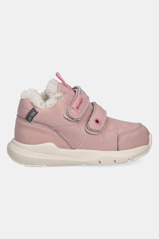 Garvalin buty zimowe nubukowe dziecięce 251350.G różowy AW25