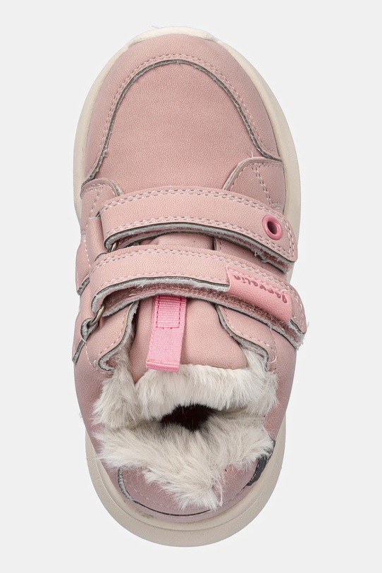Garvalin buty zimowe nubukowe dziecięce różowy 251350.G