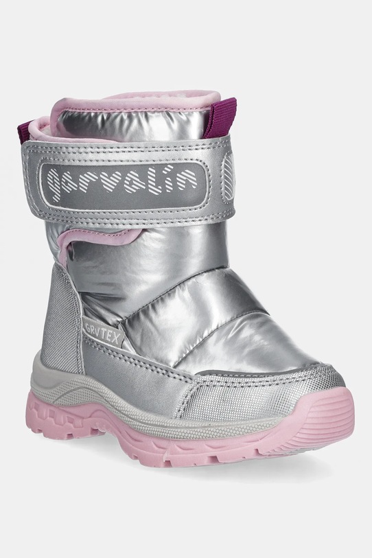 Garvalin cizme de iarnă copii imitatie de piele argintiu 251845.G.24.27