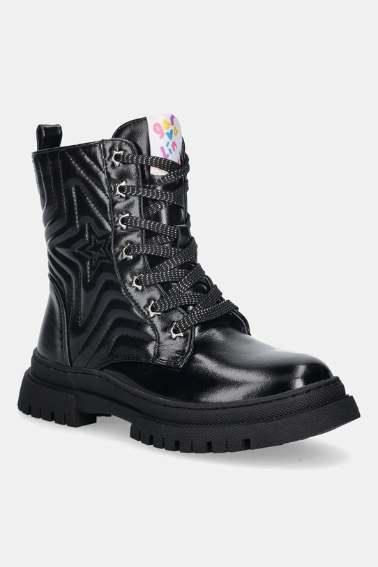 Garvalin botki dziecięce nieocieplane czarny 251567