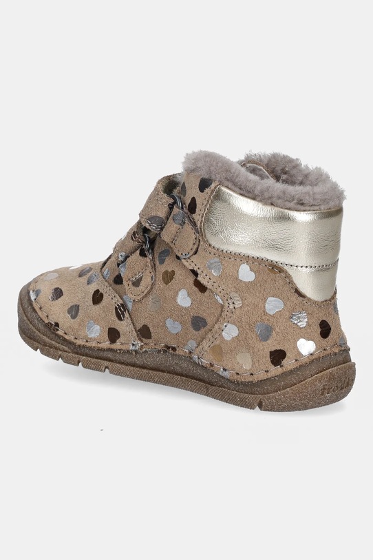 Dziewczynka Froddo buty zimowe zamszowe dziecięce PAIX UP WINTER G2110143.26.21.24 beżowy