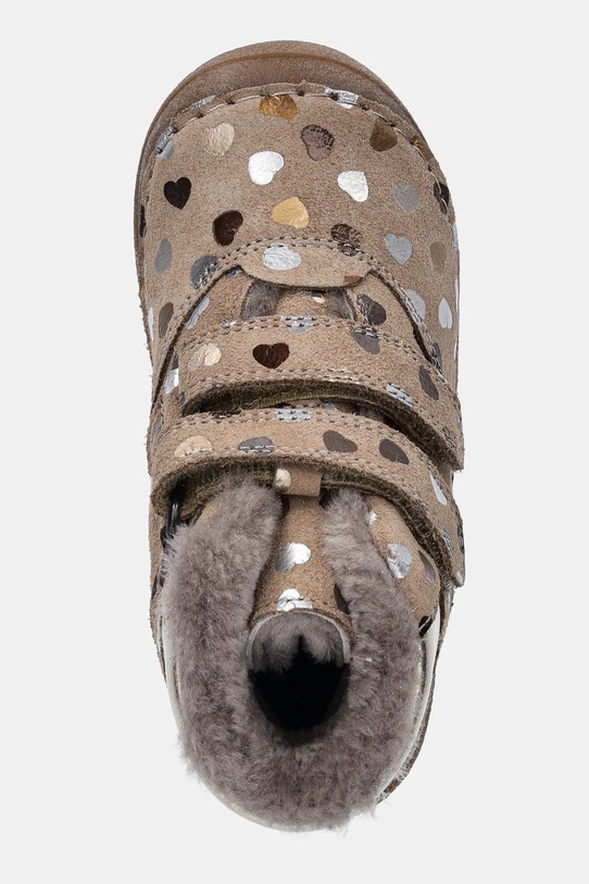 Froddo buty zimowe zamszowe dziecięce PAIX UP WINTER beżowy G2110143.26.21.24