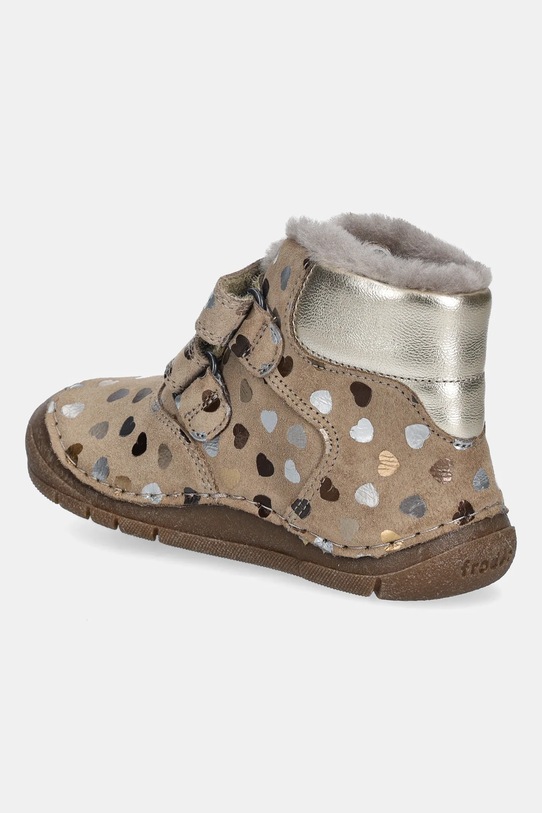 Dziewczynka Froddo buty zimowe zamszowe dziecięce PAIX UP WINTER G2110143.26.25.28 beżowy