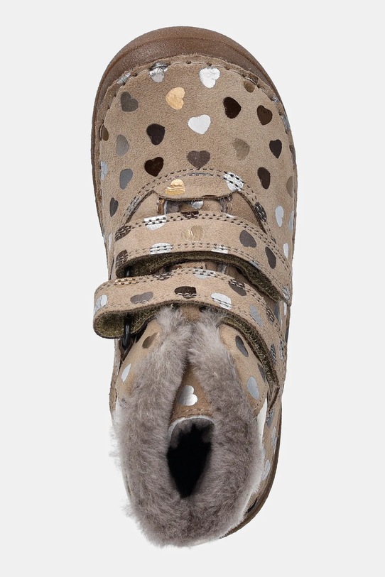 Froddo buty zimowe zamszowe dziecięce PAIX UP WINTER beżowy G2110143.26.25.28