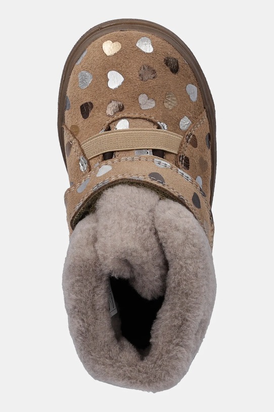 Froddo buty zimowe zamszowe dziecięce BASCO TEX beżowy G2110144.11.21.24