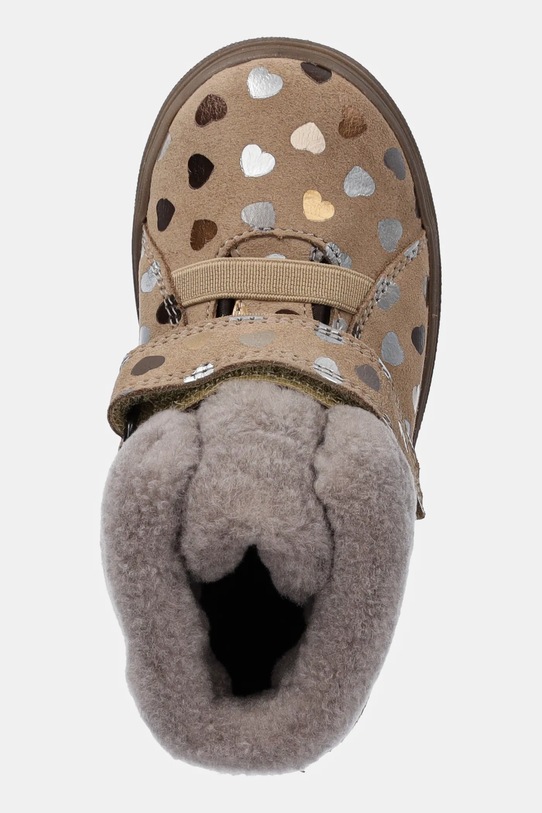 Froddo śniegowce zamszowe dziecięce BASCO TEX beżowy G2110144.11.25.27