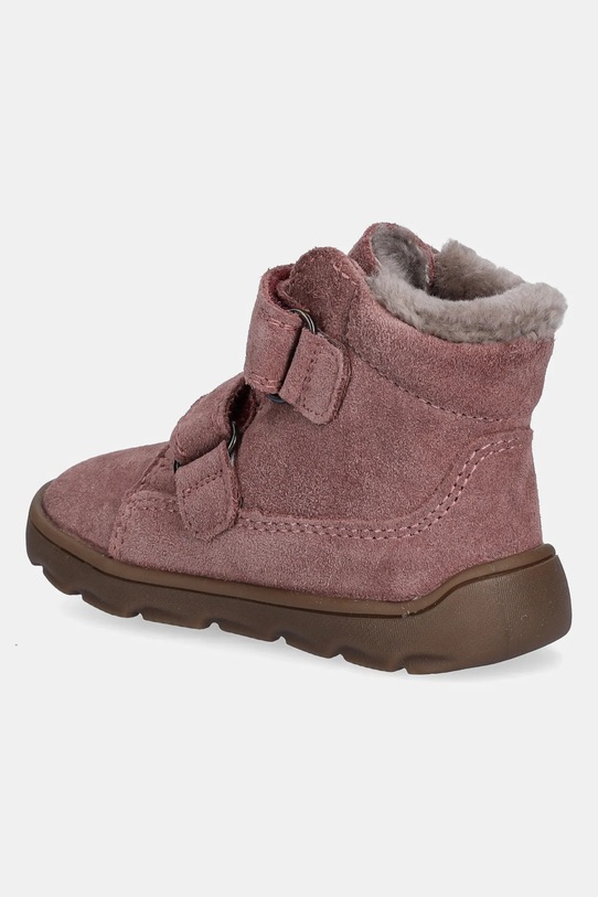 Dziewczynka Froddo buty zimowe zamszowe dziecięce ZERU TEX FURRY BAREFOOT G2110151.G.21.24 różowy