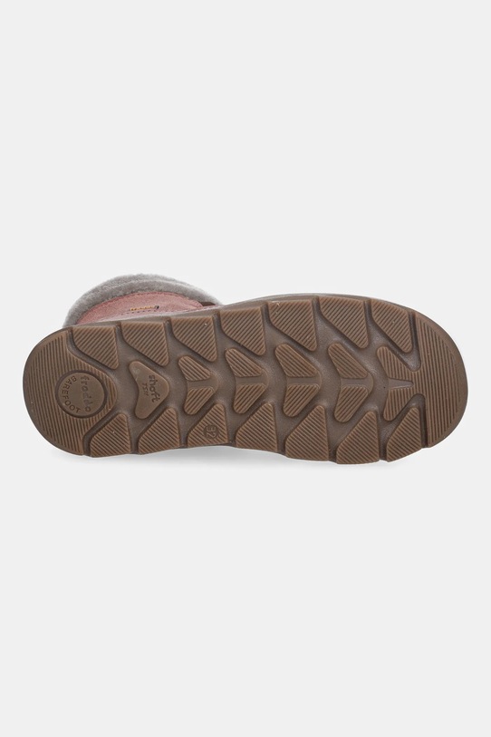 Детские замшевые зимние ботинки Froddo ZERU TEX COSY BAREFOOT G3110258.G.31.35 розовый