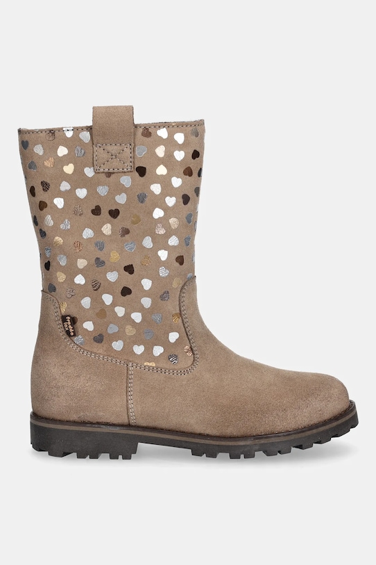 Froddo cizme din piele întoarsă pentru copii MAXINE TEX G3160225.31.35 bej AW25