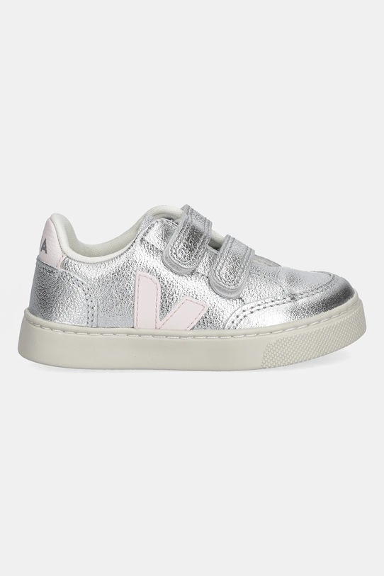 Veja scarpe da ginnastica bambino/a Small V-12 XV0503416C.22.27 argento AW25