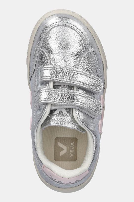 Veja scarpe da ginnastica bambino/a Small V-12 argento XV0503416C.22.27