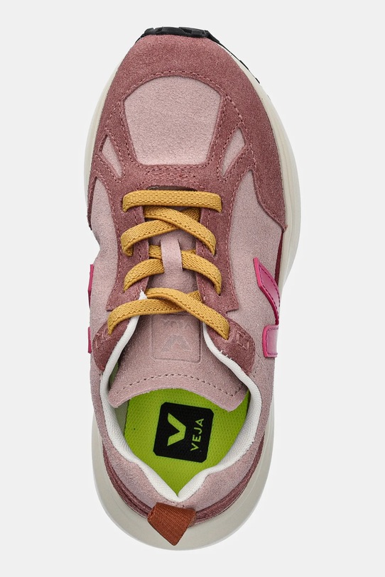 Παιδικά sneakers σουέτ Veja Small Canary Light ροζ YL0321025C.28.35
