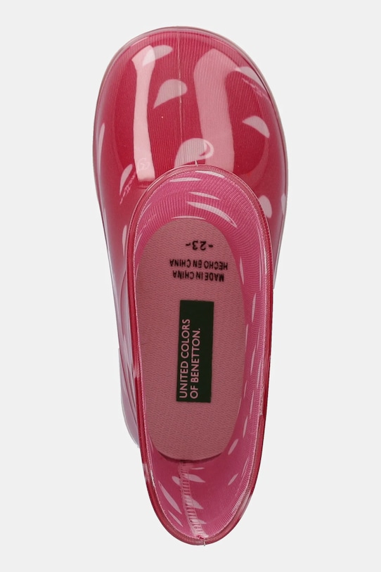 Дитячі гумові чоботи United Colors of Benetton рожевий 8T5JGD01F.G.P.seasonal