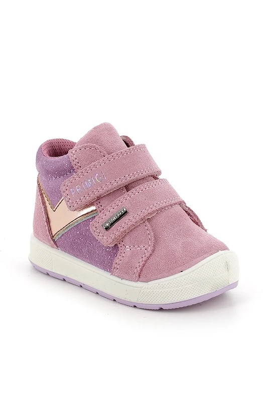 Primigi półbuty zamszowe dziecięce gore-tex fioletowy 8854711