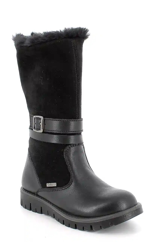 Primigi obuwie zimowe skóra zamszowa czarny 8866700