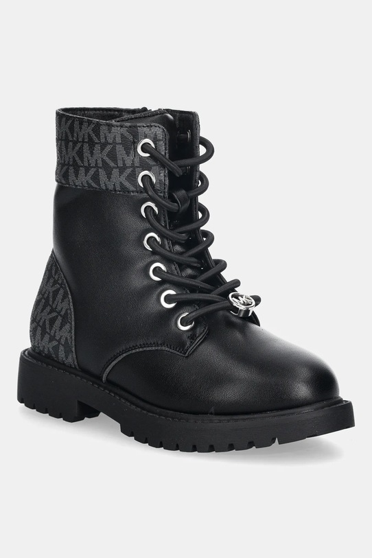 MICHAEL Michael Kors workery dziecięce imitacja skóry licowej czarny MK03436002