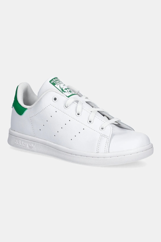 adidas Originals sneakersy skórzane dziecięce STAN SMITH imitacja skóry licowej biały JP9720