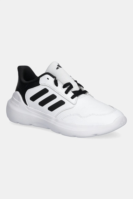 Παιδικά αθλητικά παπούτσια adidas Tensaur Run 3.0 απομίμηση λείου δέρματος λευκό JH8588