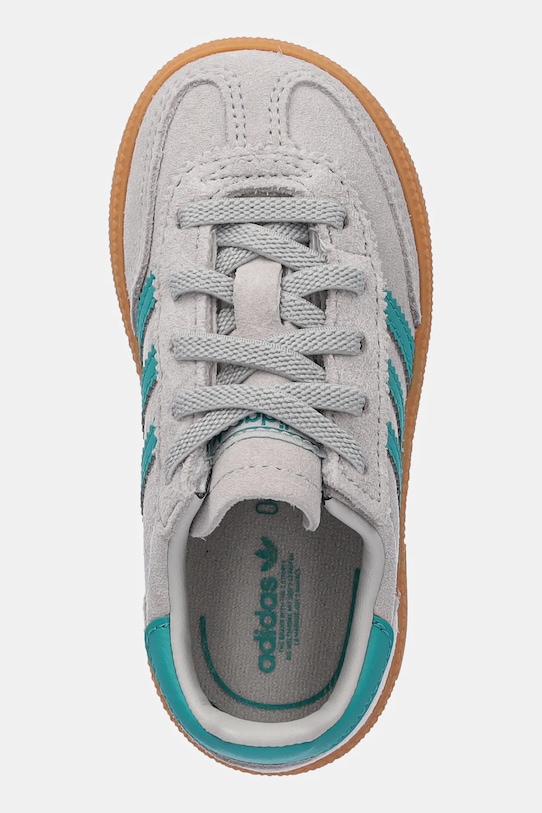adidas Originals sneakers de piele întoarsă pentru copii HANDBALL SPEZIAL gri JP8007