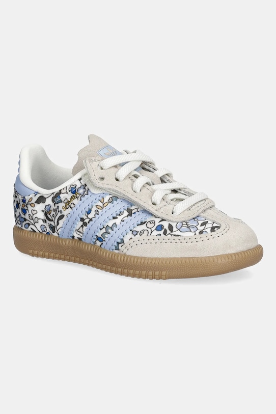 Детские кроссовки adidas Originals SAMBA OG синтетический голубой JP8081