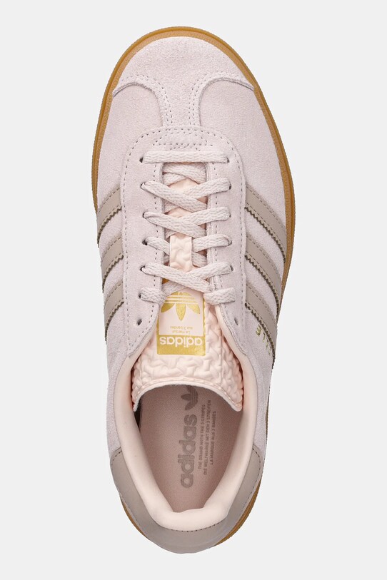 adidas Originals sneakersy zamszowe dziecięce GAZELLE BOLD różowy JQ1296
